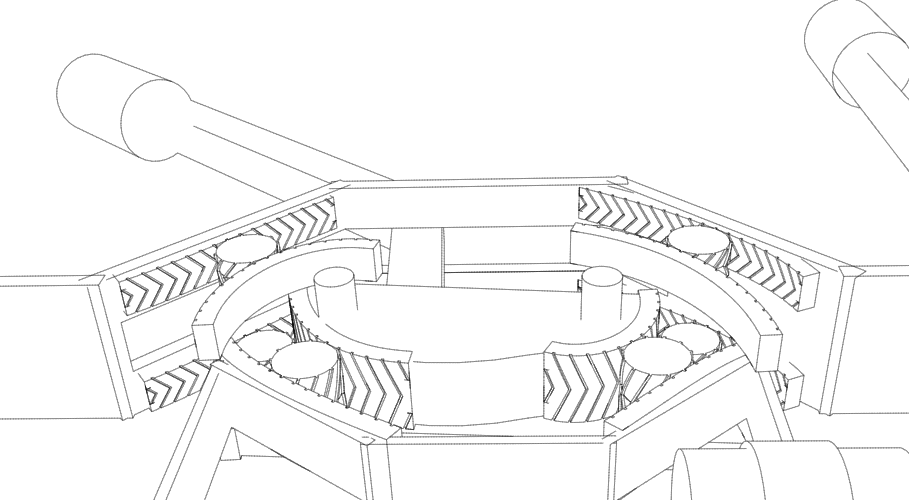 Corkscrew multi-stage rolling interface